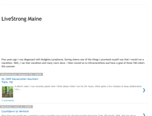 Tablet Screenshot of livestrongmaine.blogspot.com