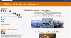 Desktop Screenshot of fabricadesonhosminiaturas.blogspot.com