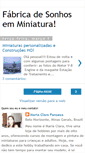 Mobile Screenshot of fabricadesonhosminiaturas.blogspot.com