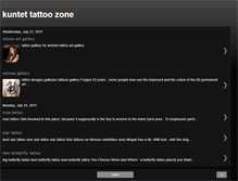 Tablet Screenshot of kuntettattoo-zone.blogspot.com