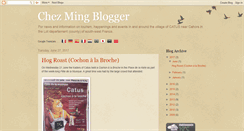 Desktop Screenshot of chezming.blogspot.com