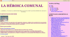 Desktop Screenshot of laheroicacomunal.blogspot.com