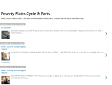 Tablet Screenshot of povertyflattscycleandparts.blogspot.com