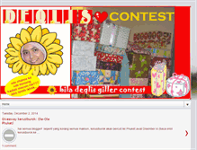 Tablet Screenshot of deqlis-contest.blogspot.com