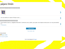 Tablet Screenshot of pajarolimon.blogspot.com