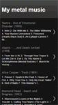 Mobile Screenshot of mymetalmusic-bodomchild76.blogspot.com