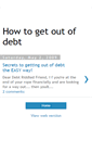 Mobile Screenshot of debt-consolidation-strategies.blogspot.com