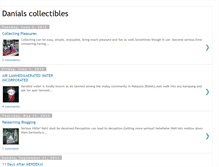 Tablet Screenshot of danialscollectibles.blogspot.com