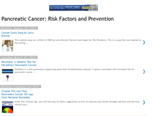 Tablet Screenshot of pancreatic-cancer-facts.blogspot.com