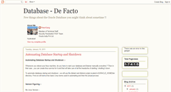 Desktop Screenshot of database-defacto.blogspot.com