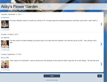 Tablet Screenshot of abbysflowergarden.blogspot.com