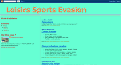 Desktop Screenshot of loisirssportsevasion.blogspot.com