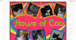 Desktop Screenshot of houseofcats-amy.blogspot.com