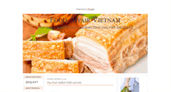 Desktop Screenshot of foodaffairvietnam.blogspot.com