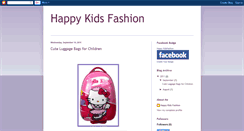 Desktop Screenshot of happykidsfashion.blogspot.com