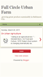 Mobile Screenshot of fullcircleurbanfarm.blogspot.com