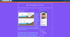 Desktop Screenshot of mysciencestuff.blogspot.com