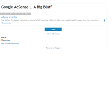 Tablet Screenshot of googleadsenseabigbluff.blogspot.com