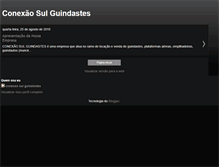 Tablet Screenshot of conexaosulguindastes.blogspot.com