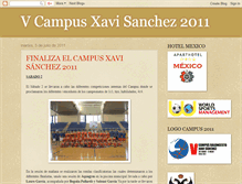 Tablet Screenshot of campusxavisanchez2011.blogspot.com