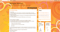 Desktop Screenshot of bilinguesocialesmonica.blogspot.com