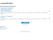 Tablet Screenshot of casosjudiciales.blogspot.com