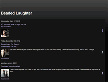 Tablet Screenshot of beadedlaughter.blogspot.com