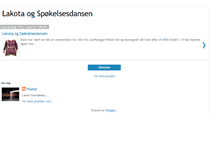 Tablet Screenshot of lakota-spokelsesdansen.blogspot.com