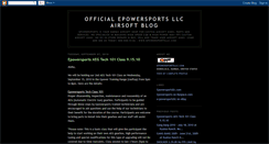 Desktop Screenshot of epowersportsllc.blogspot.com