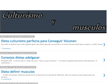 Tablet Screenshot of culturismomusculos.blogspot.com