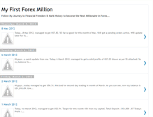 Tablet Screenshot of first-forex-million.blogspot.com