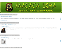 Tablet Screenshot of macacaloka.blogspot.com