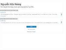 Tablet Screenshot of nguyenhuuhoang.blogspot.com