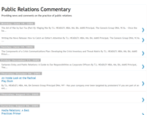 Tablet Screenshot of prcommentary.blogspot.com