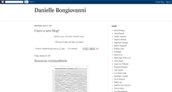 Desktop Screenshot of daniellebongiovanni.blogspot.com