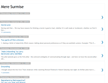 Tablet Screenshot of meresurmise.blogspot.com