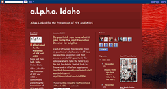 Desktop Screenshot of idahoalpha.blogspot.com