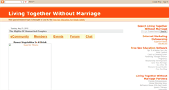 Desktop Screenshot of living-without-marriage.blogspot.com