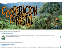 Tablet Screenshot of cooperacionforestal.blogspot.com