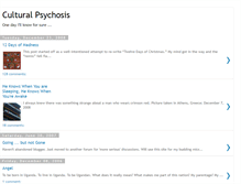 Tablet Screenshot of culturalpsychosis.blogspot.com