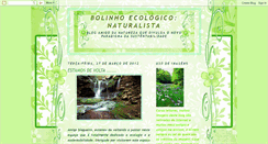 Desktop Screenshot of bolinhoecologia.blogspot.com