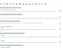 Tablet Screenshot of limitedapalavra.blogspot.com