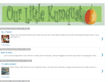 Tablet Screenshot of ourlittlekumquat.blogspot.com