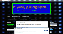 Desktop Screenshot of chivs86.blogspot.com