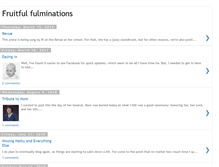 Tablet Screenshot of fruitfulfulminations.blogspot.com