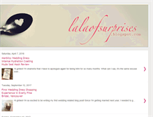 Tablet Screenshot of lalaofsurprises.blogspot.com