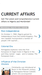 Mobile Screenshot of currentaffairsng.blogspot.com