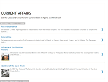 Tablet Screenshot of currentaffairsng.blogspot.com