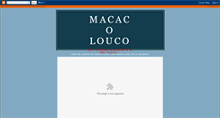 Desktop Screenshot of macacolouco-macaco.blogspot.com