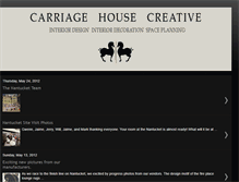 Tablet Screenshot of carriagehousecreative.blogspot.com